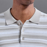 Bellano En Maille Texturé Stripe Polo