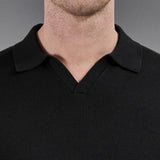 Cotton En Maille Revere Collar Polo