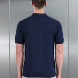Cotton En Maille Revere Collar Polo