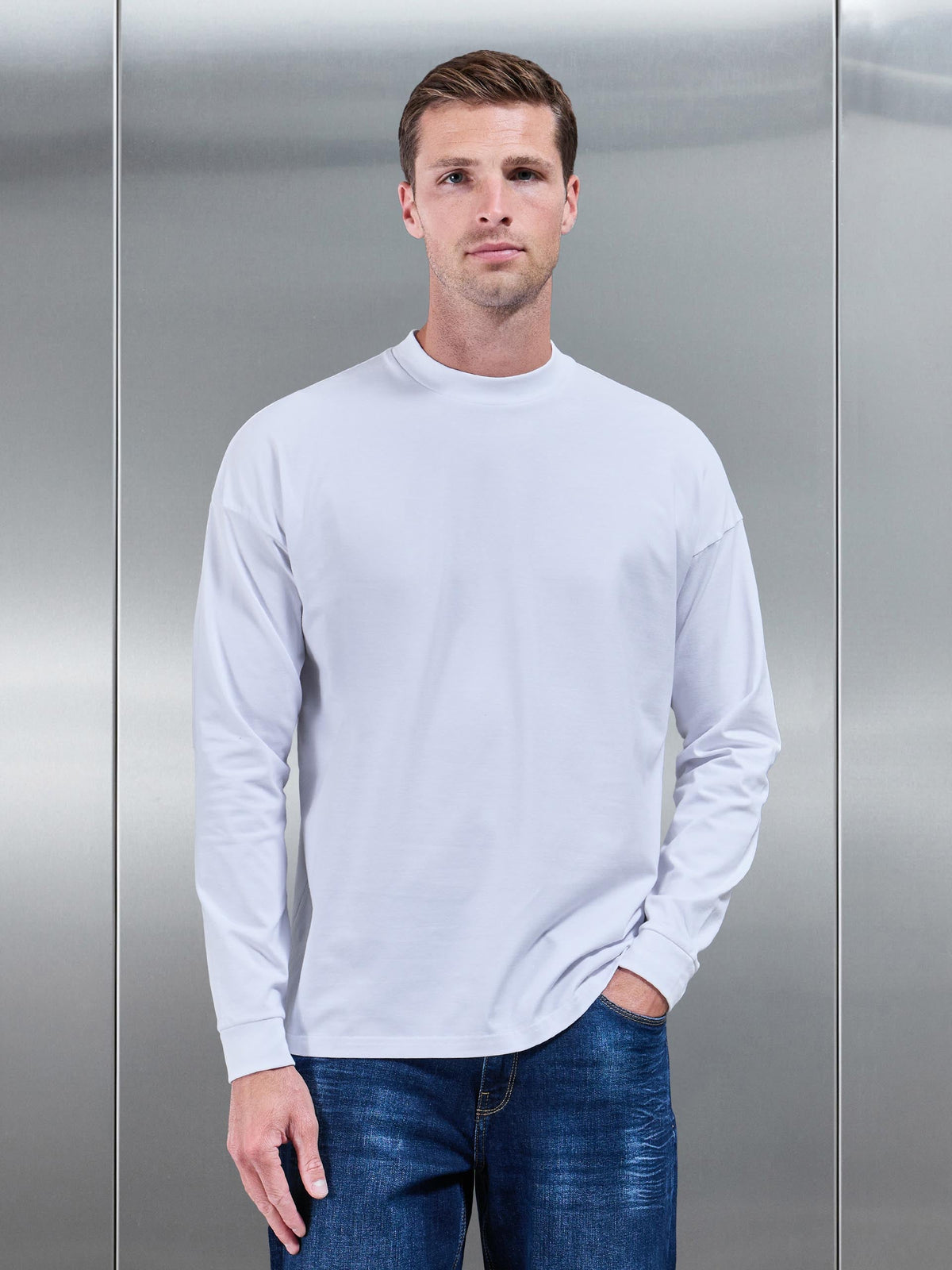 T-Shirt Manches Longues Relaxed Stretch