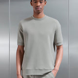 T-Shirt Côtelé Relaxed Luxe