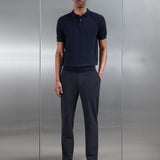 Golf En Maille Boutonné Polo