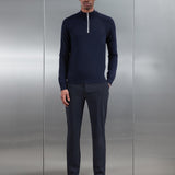 Pull Demi-Zip Golf Maille