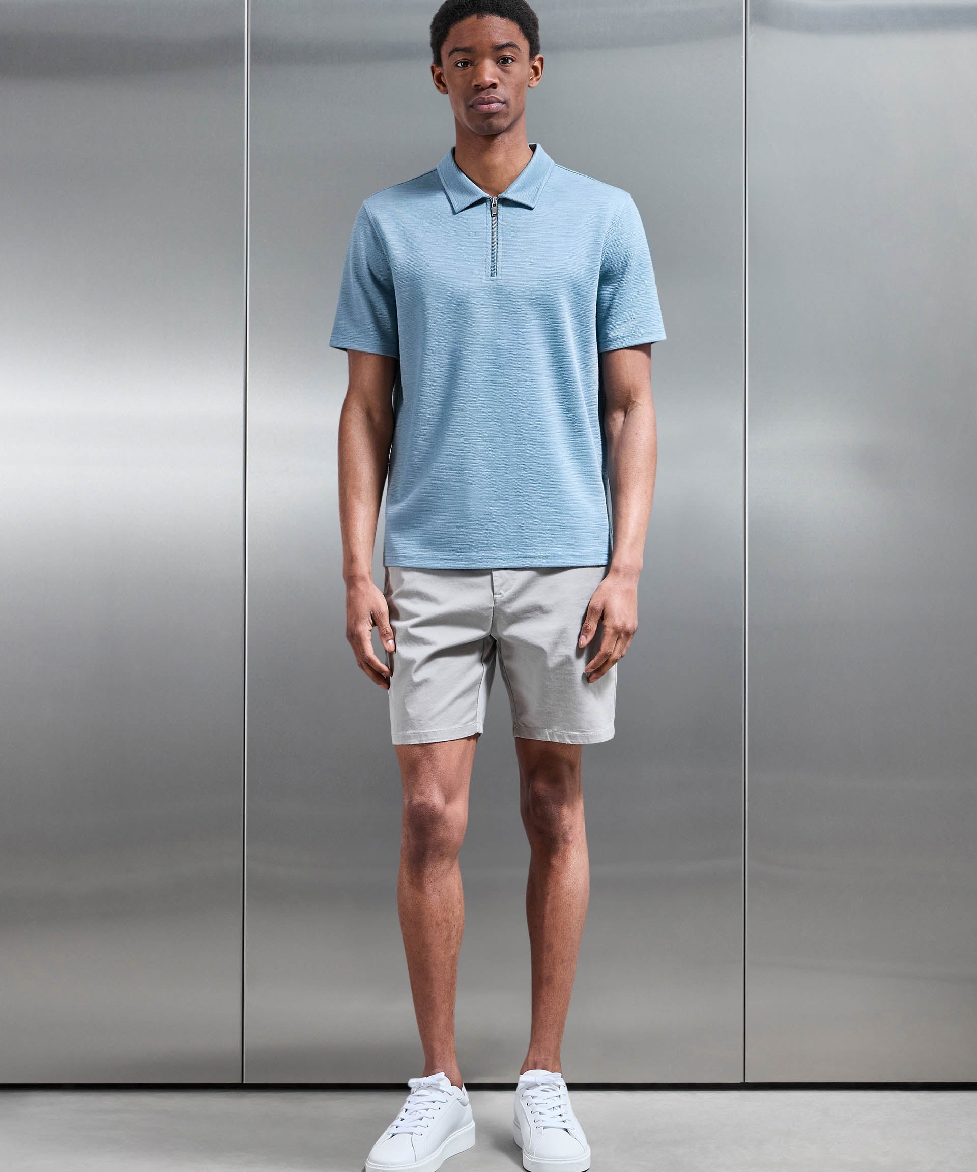 Polo Zippé Texturé Quinta