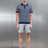 Wave En Maille Boutonné Polo