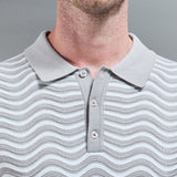 Wave En Maille Boutonné Polo